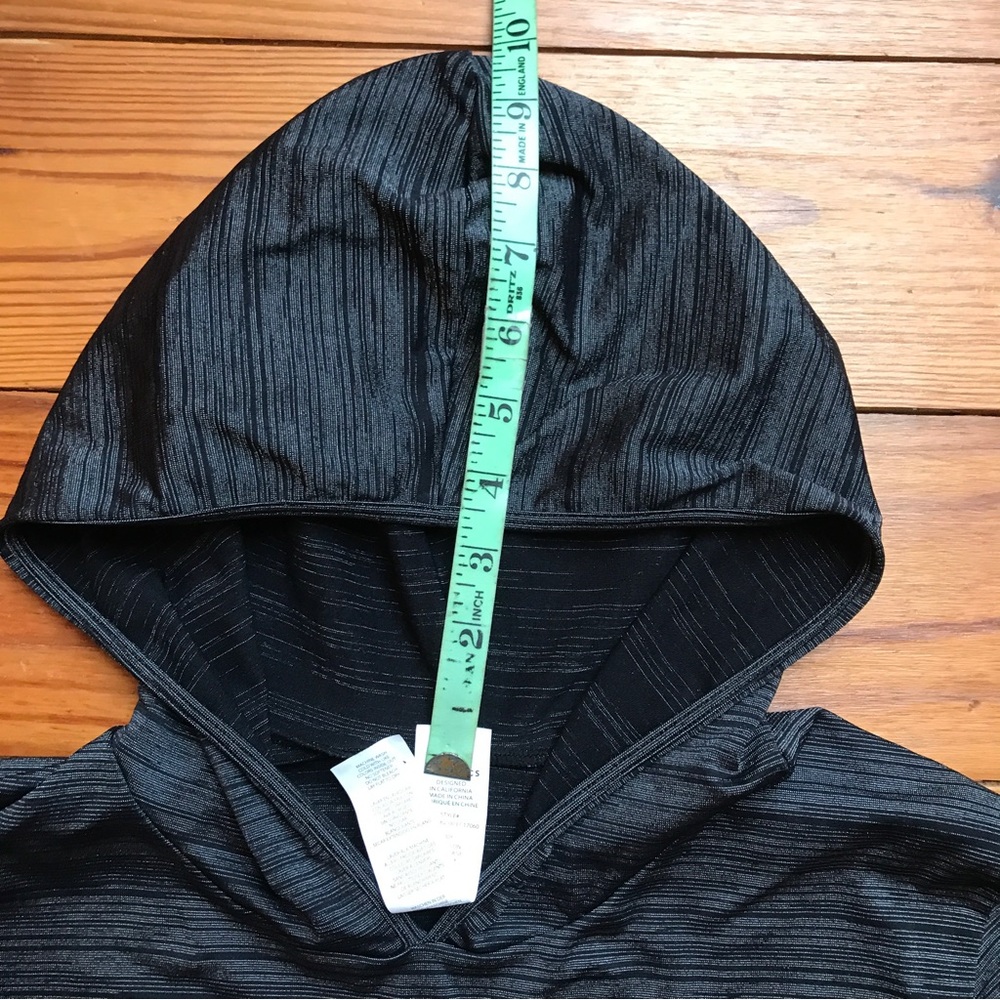 Fabletics Dark Heather Gray Atheltic Hoodie, NWOT, XL - Picture 8 of 12